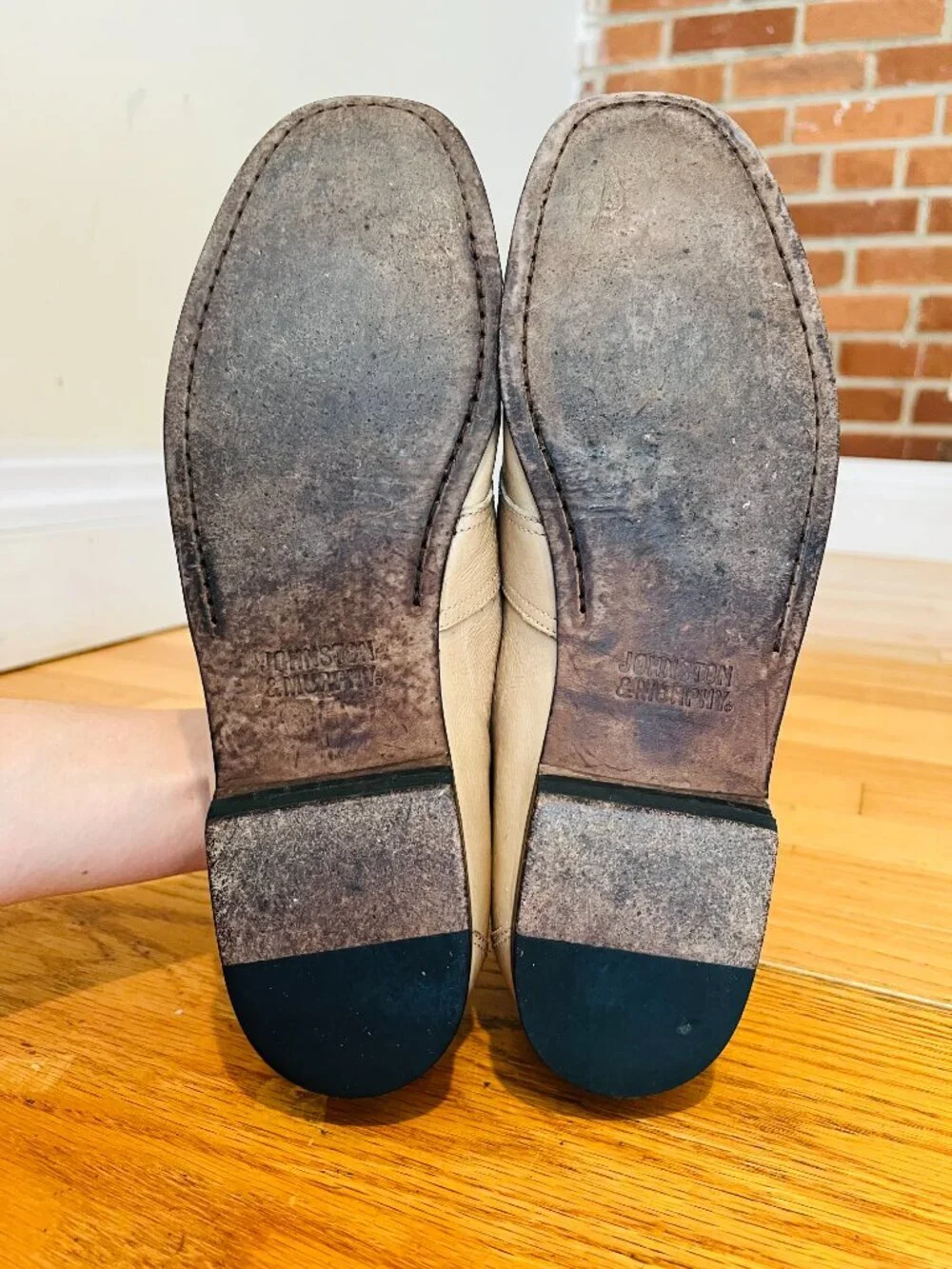 Johnston & Murphy Basket Weave Tassel Loafers Size 9.5 M